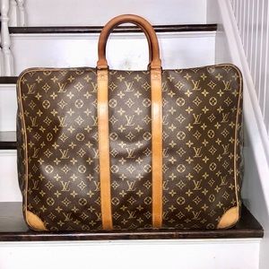 LOUIS VUITTON LV Monogram Sirius 55 Travel Bag Suitcase Tote Sirius55 853